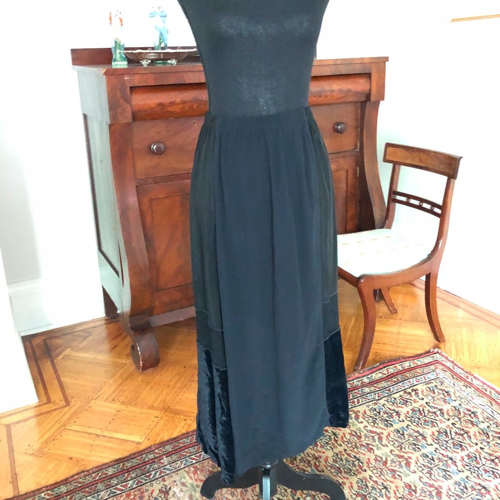 Nooshin Boho Goth Maxi Skirt embroidered